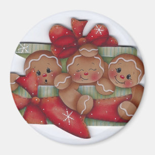 Magnet för pepparkakajulTrio
