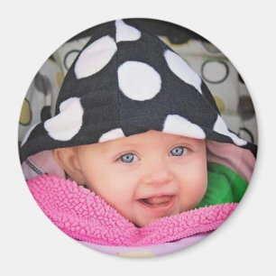 Magnet för personligbabyfoto