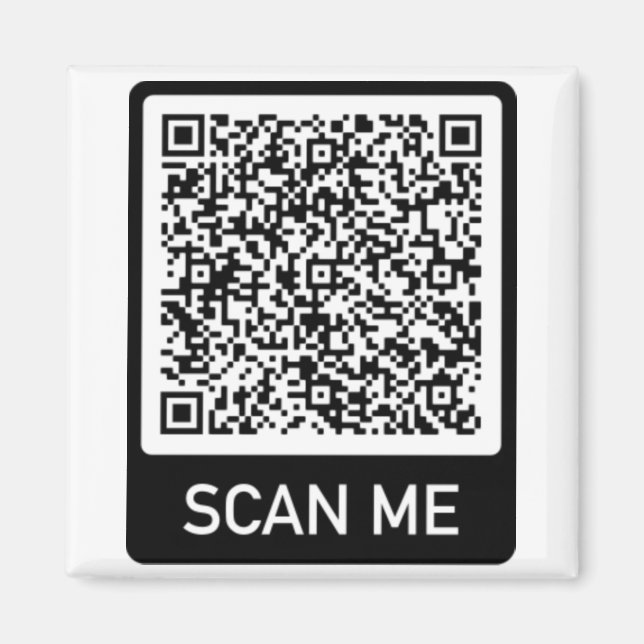 Magnet för Personligen QR-kodsökning (Framsidan)