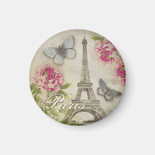 Magnet för pioner för vintageParis Eiffel torn