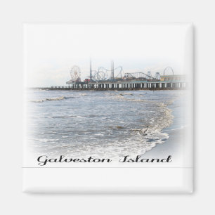 Magnet för pir för Galveston önöje