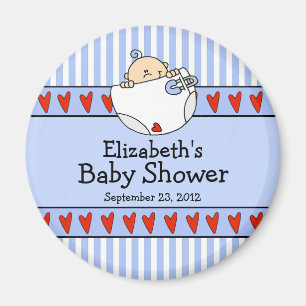 Magnet för pojkebaby showerfavör