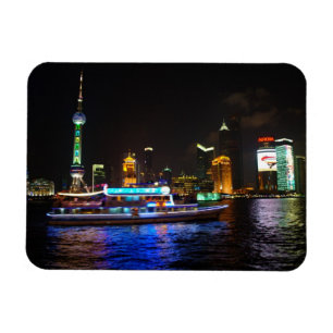 Magnet för Pudong natthorisont