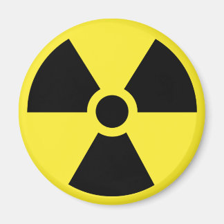 Magnet för radioaktiv symbol