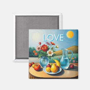 Magnet for Refrigerato:r Bless your food with Kärl