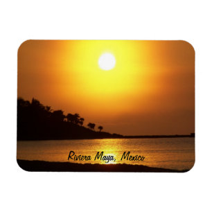 Magnet för Riviera MayaCancun Mexico karibisk hav