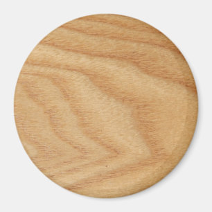 Magnet för runda för almWoodgrain stor