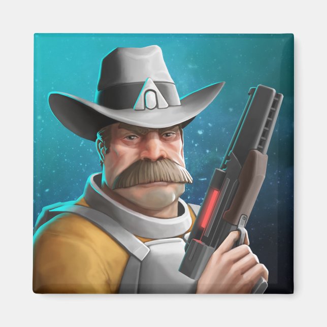 Magnet för rymdmarskalk (Framsidan)