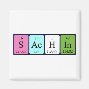 Magnet för Sachin periodisk bordnamn