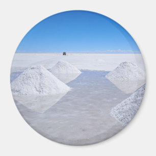 Magnet för Salar de Uyuni salt lägenhetrunda