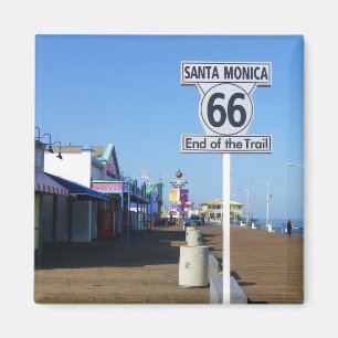 Magnet för Santa Monica rutt 66!