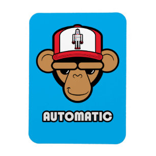 Magnet för schimpansrobothatt