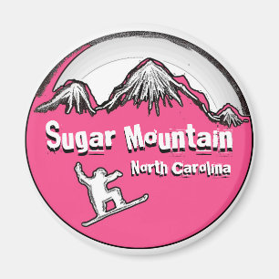 Magnet för sockerbergNorth Carolina snowboard