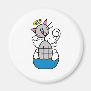Magnet för stick figurängelkatt