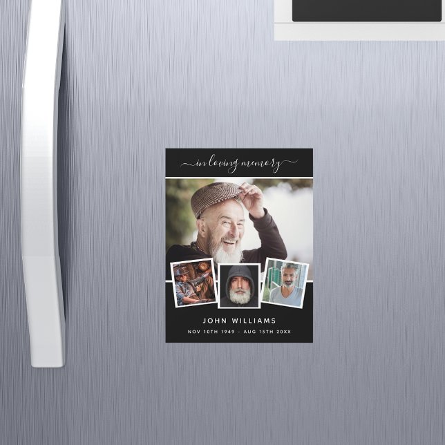 Magnet för svartfotokollage (Skapare uppladdad)