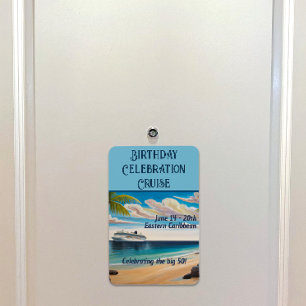 Magnet för tropisk ände för Cruise Stateroom-dörr