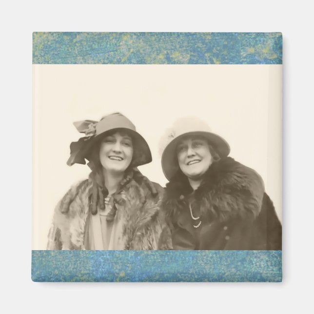 magnet för vintage Cuties (Framsidan)