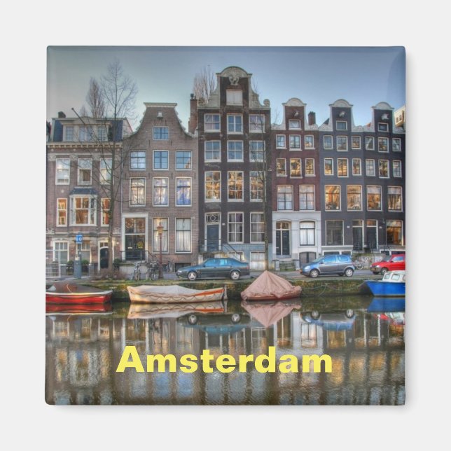 Magnet-fotot Amsterdam Magnet (Framsidan)