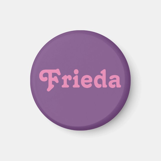Magnet Frieda (Framsidan)