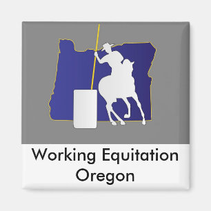 Magnet: Funktionsduglig Equitation Oregon Magnet