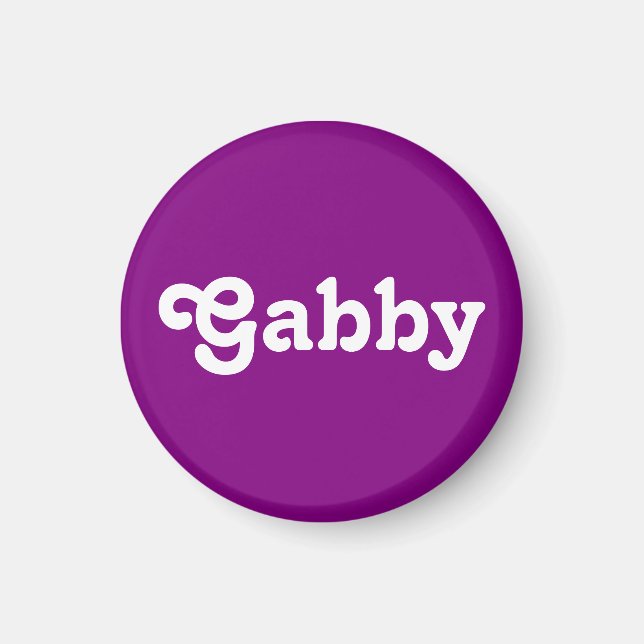 Magnet Gabby (Framsidan)