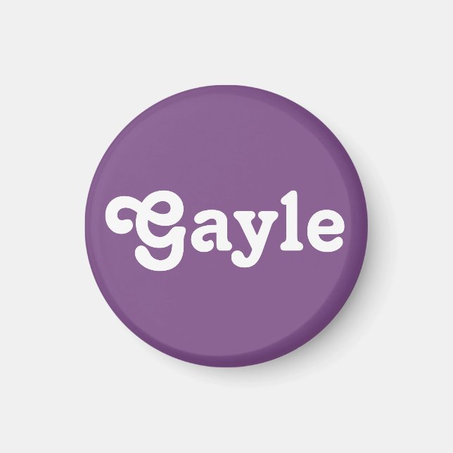 Magnet Gayle (Framsidan)