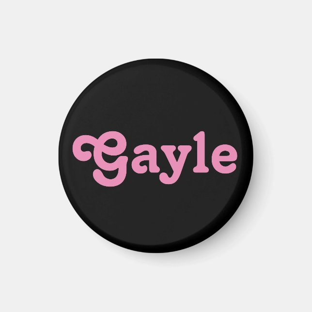 Magnet Gayle (Framsidan)