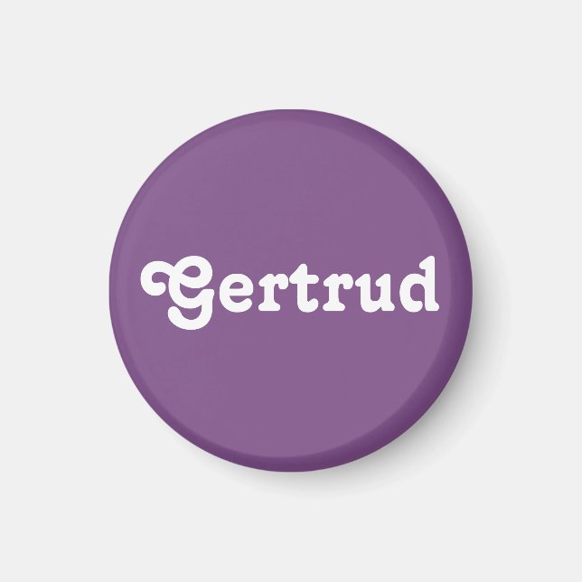 Magnet Gertrud (Framsidan)