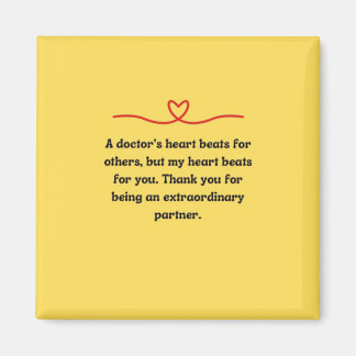 Magnet Gift för Doktor-partner