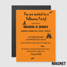 Magnet, Glad Halloween Kul Fest Inbjudan