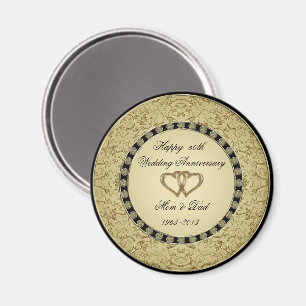 Magnet Golden Bröllop-årsdagen