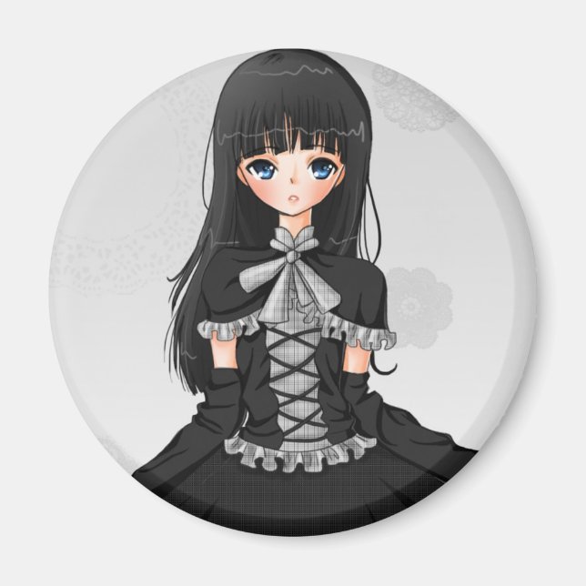 Magnet "Gothic Lolita" (Framsidan)