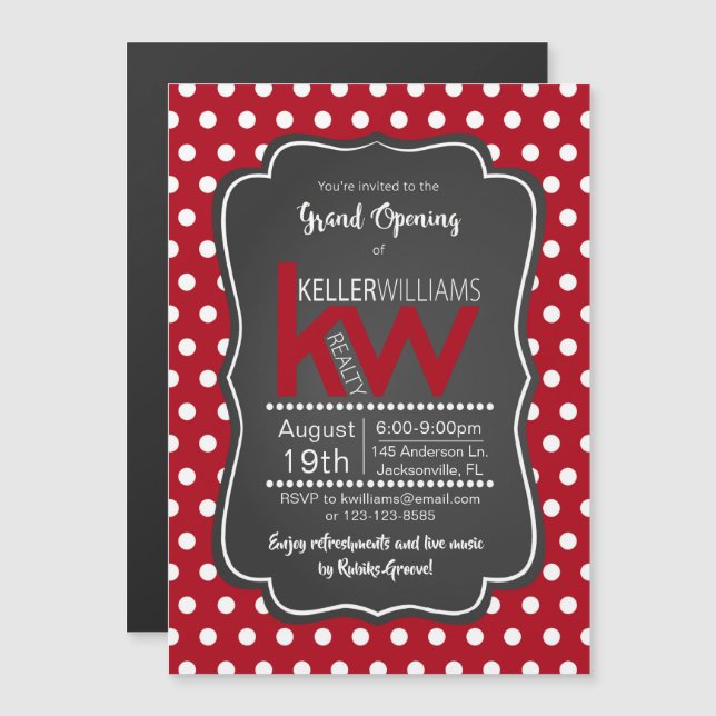 MAGNET Grand Open House-inbjudan (Fram/baksida)