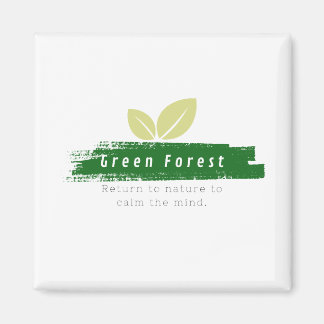 Magnet grön skog