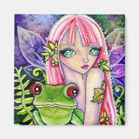 Magnet - Grönt Frog Elf