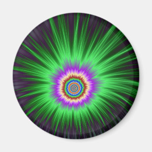 Magnet Grönt Star Burst