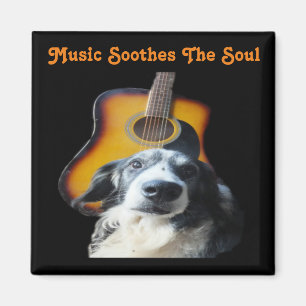 Magnet Guitar Hund