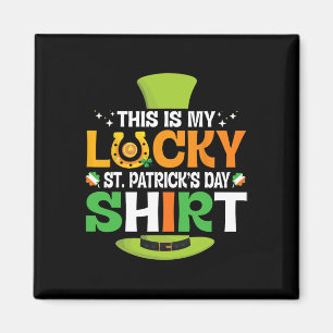 Magnet Guld Mynt Irländska Shamrocks Detta Är Min 