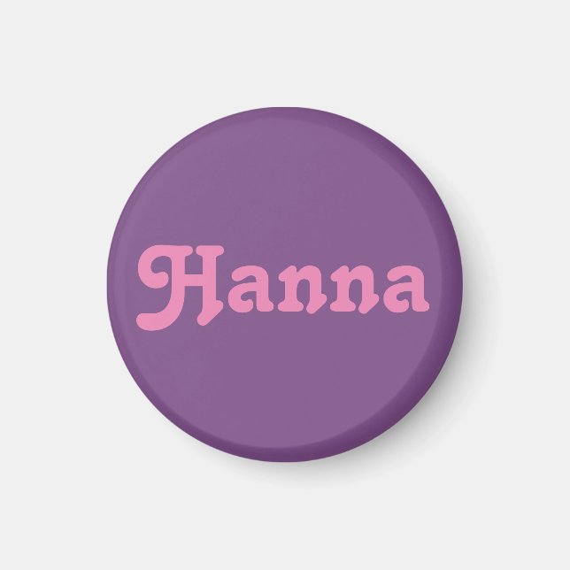 Magnet Hanna (Framsidan)