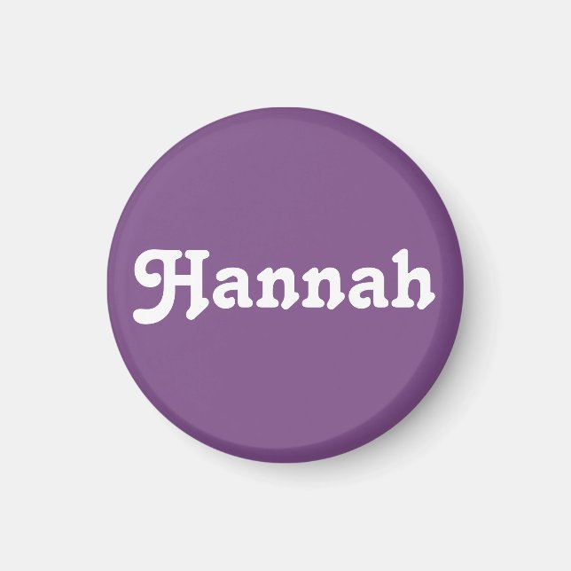 Magnet Hannah (Framsidan)