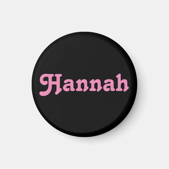 Magnet Hannah (Framsidan)