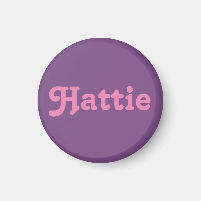 Magnet Hattie (Framsidan)