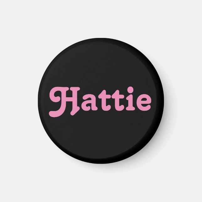 Magnet Hattie (Framsidan)