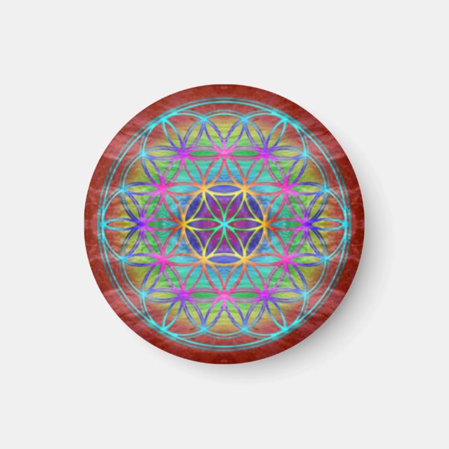 Magnet ~ Healing~Energy "Flower Of Life" (Framsidan)