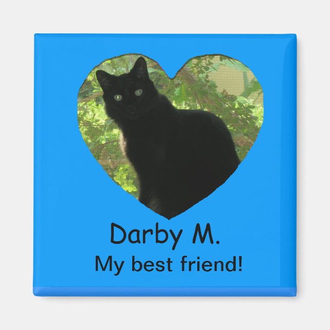 Magnet - Heart Ram med Namn (Framsidan)