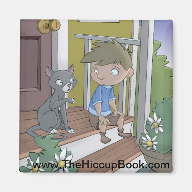 Magnet Hickope Bok - Katten (Framsidan)