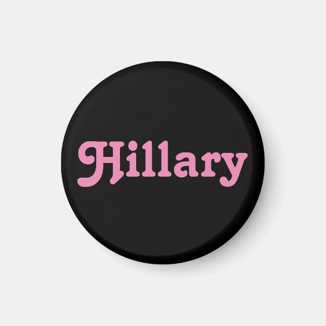 Magnet Hillary (Framsidan)