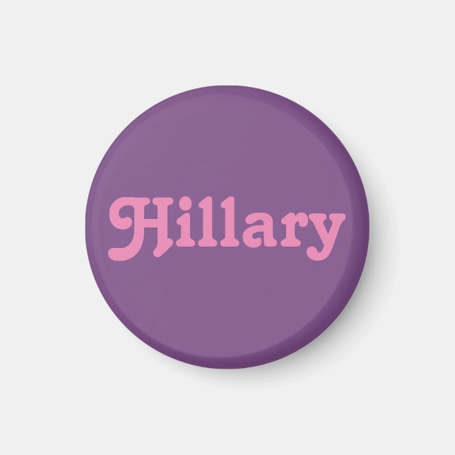 Magnet Hillary (Framsidan)