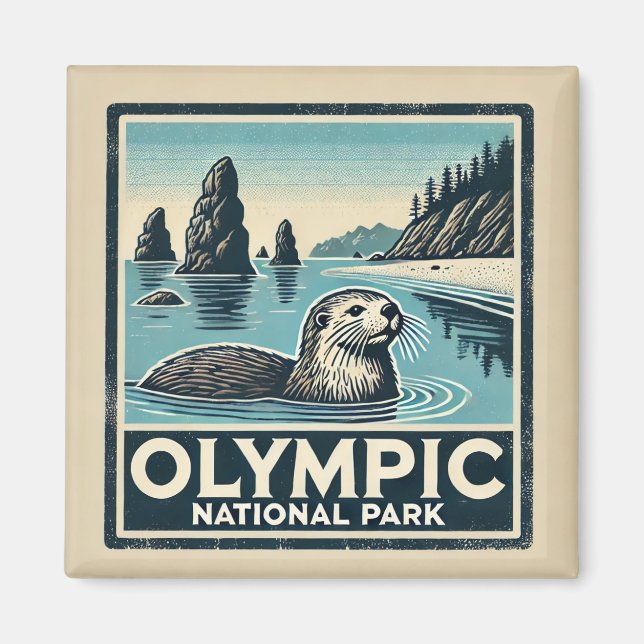 Magnet i den olympiska nationalparken (Framsidan)