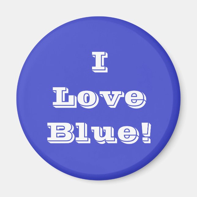 Magnet I Kärlek Blue (Framsidan)